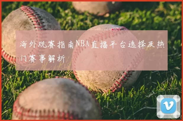 海外观赛指南NBA直播平台选择及热门赛事解析